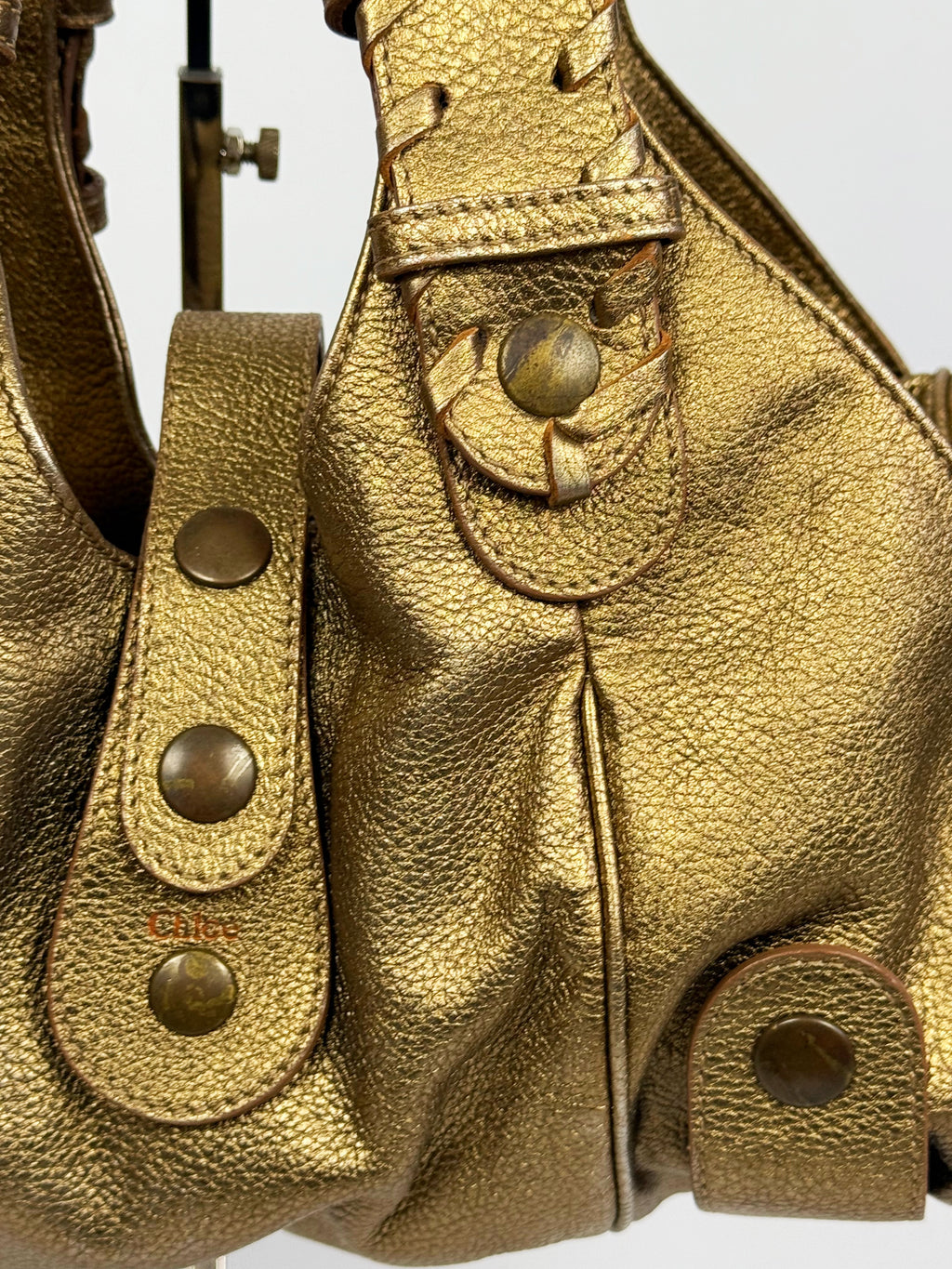 Chloé by Phoebe Philo Metallic Gold Silverado Bag, 2006