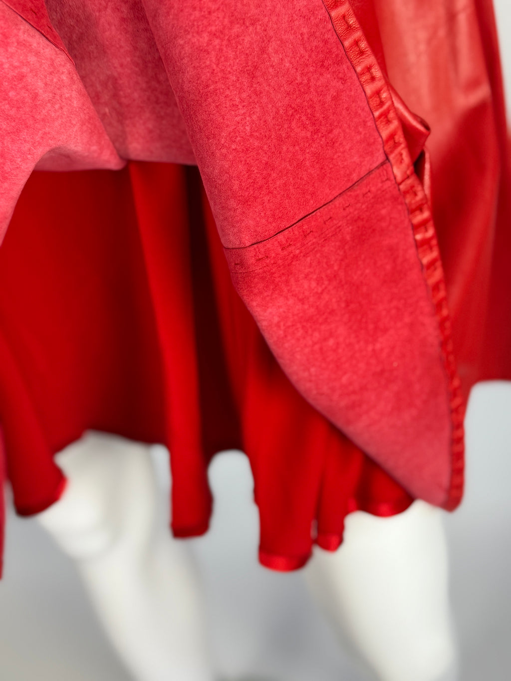 Alexander McQueen Red Leather Dress (Press Sample), 2008
