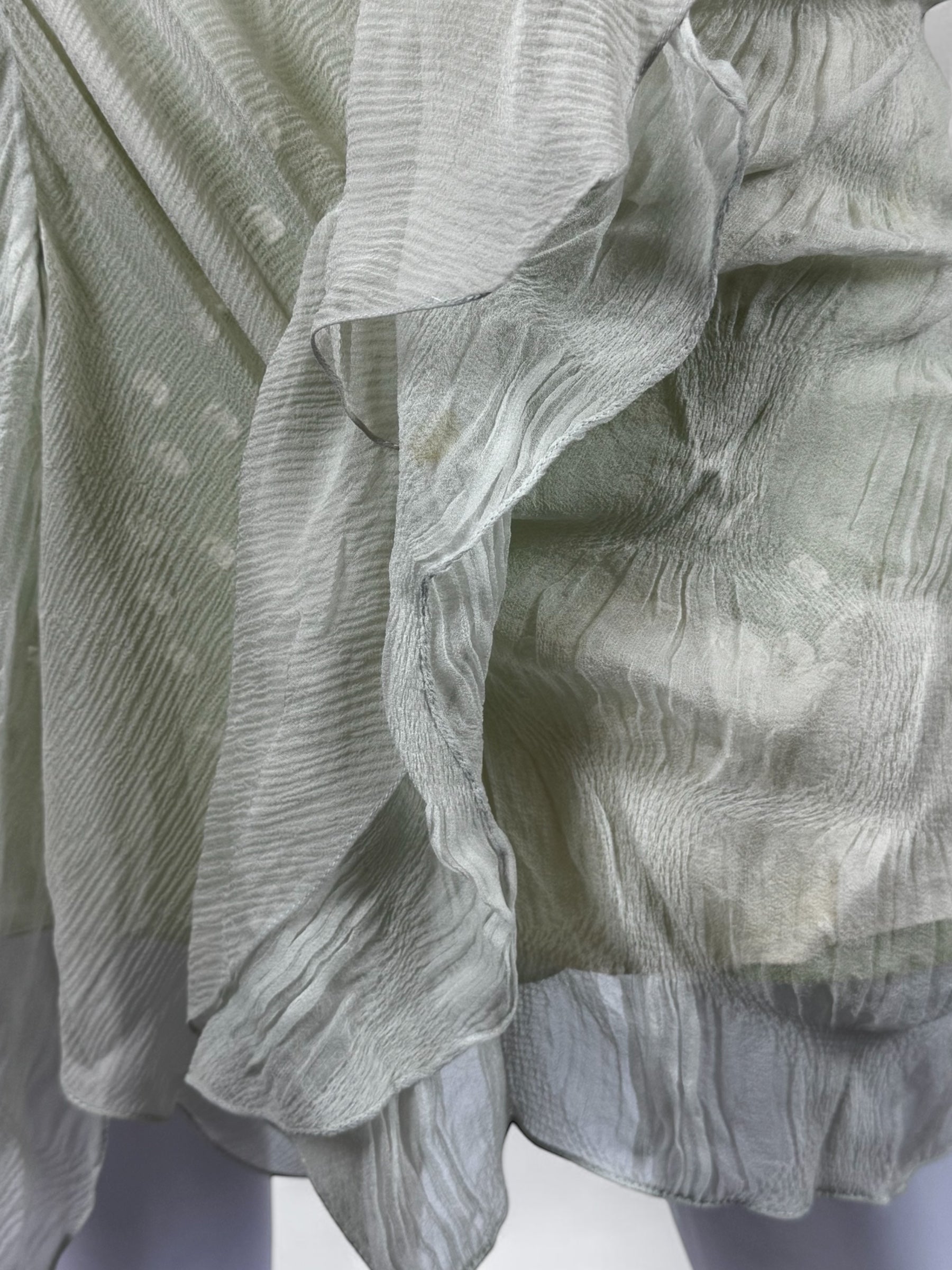Christian Dior by John Galliano Silk Chiffon Lace Dress, 2006