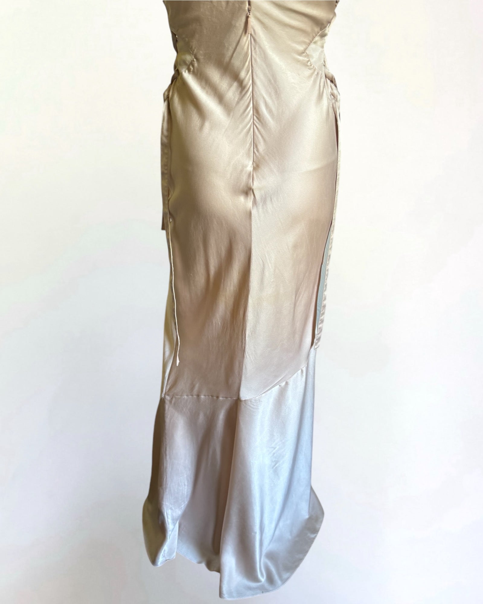Roberto Cavalli Silk Satin Gown, c. 2004