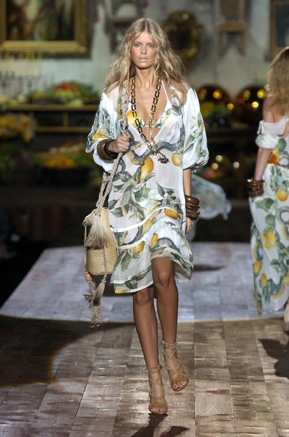 Roberto Cavalli Printed Mini Dress, SS 2005