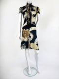 Roberto Cavalli Dragon and Fan Mini Dress, 2006