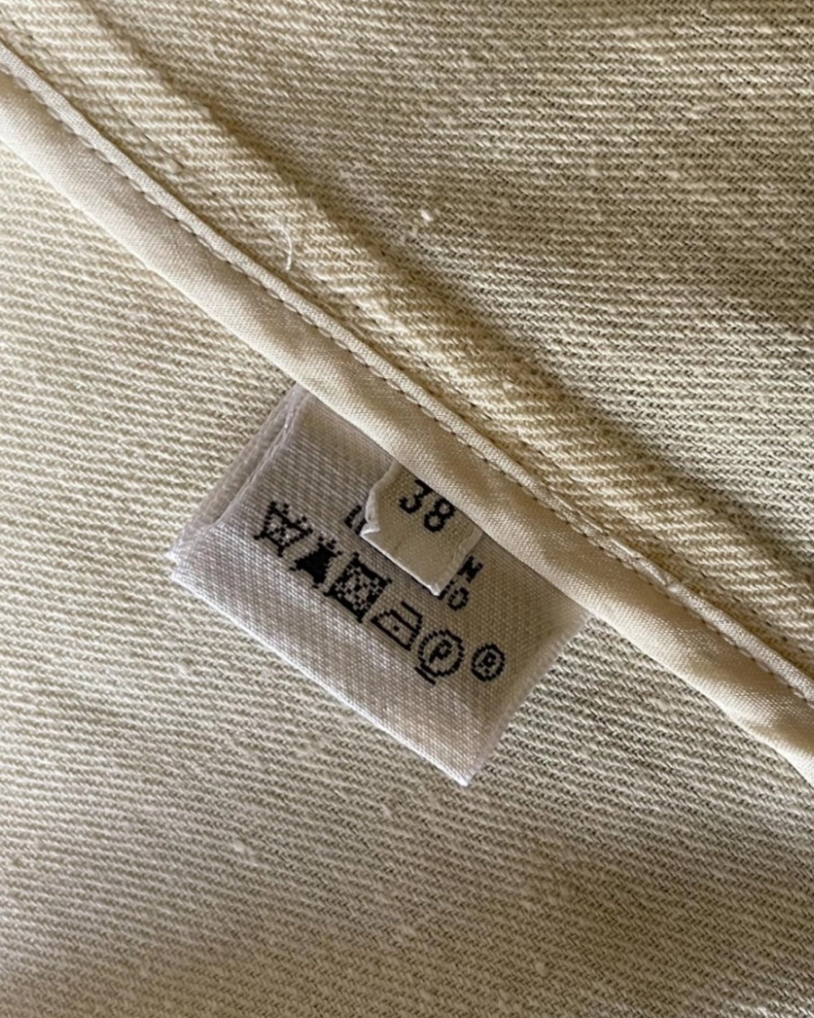 Hermès Ivory Linen Blazer, c. 2000s