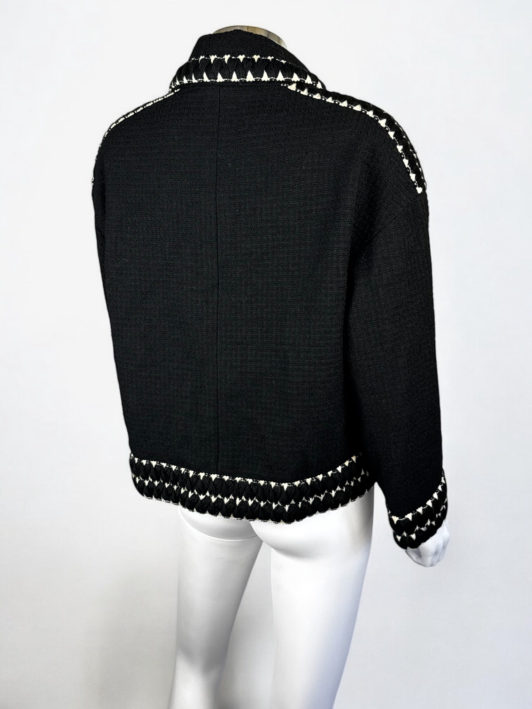 Chanel Wool Jacket with Silk Jewel Lining, FW 1990