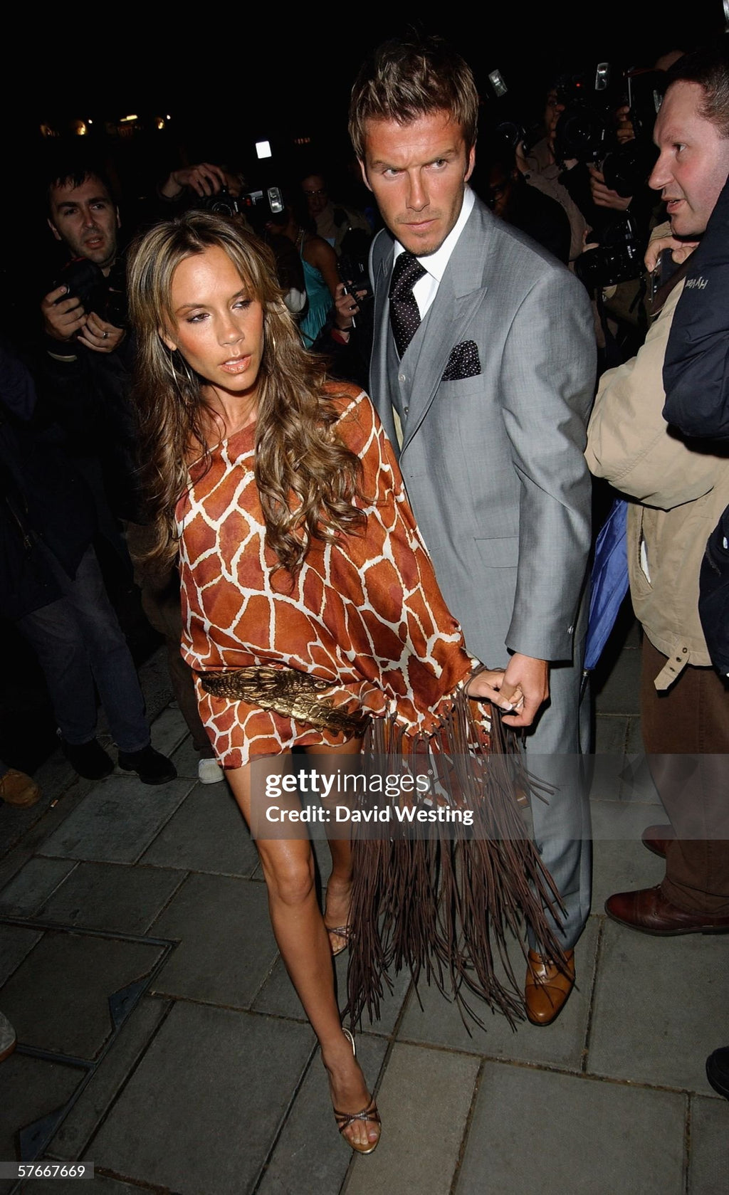 Roberto Cavalli Silk Giraffe Print Dress, SS 2006