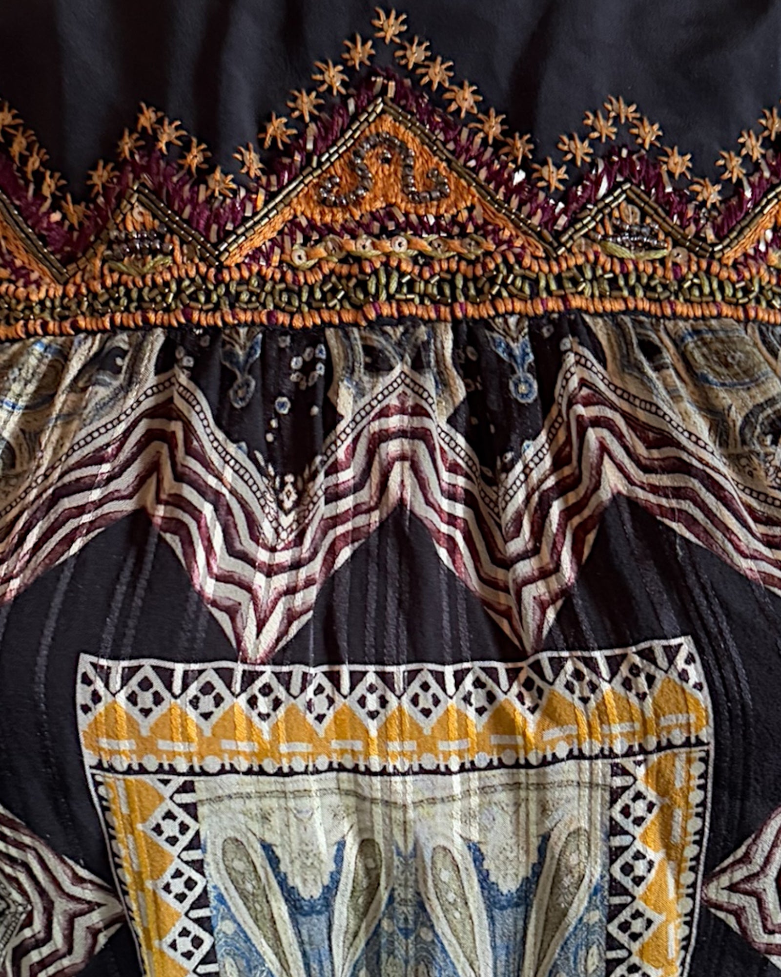 Etro Printed Silk Gown with Open Back, FW 2014