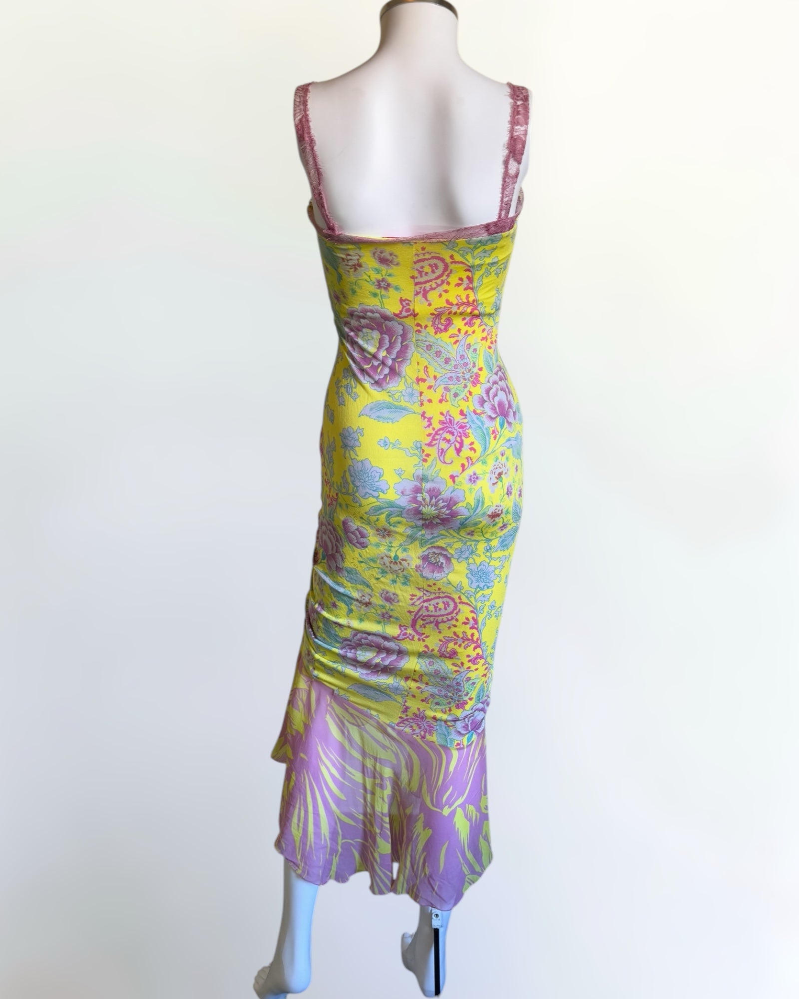 Emanuel Ungaro Multicolour Floral Dress, c. 2000s