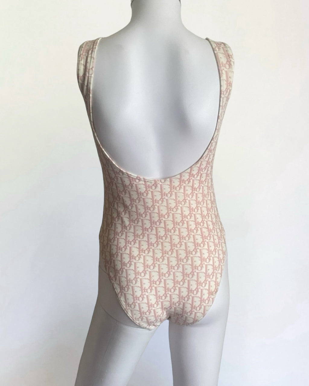 Christian Dior by John Galliano Pink Monogram Swimsuit, 2004