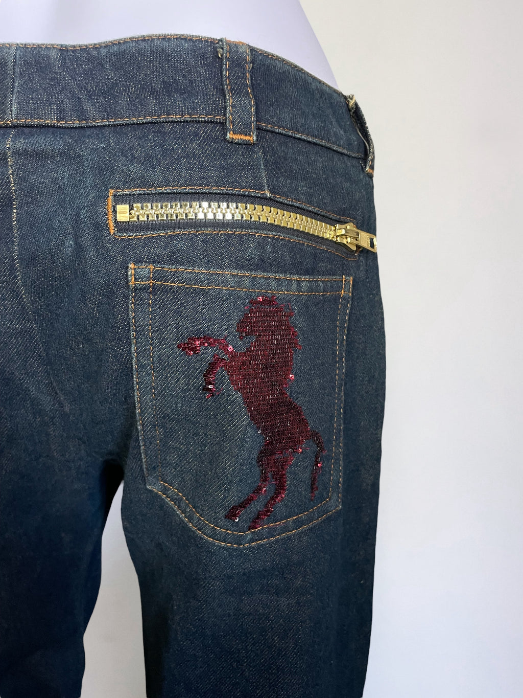 Chloé by Stella McCartney Horse Sequin Jeans, SS 2001