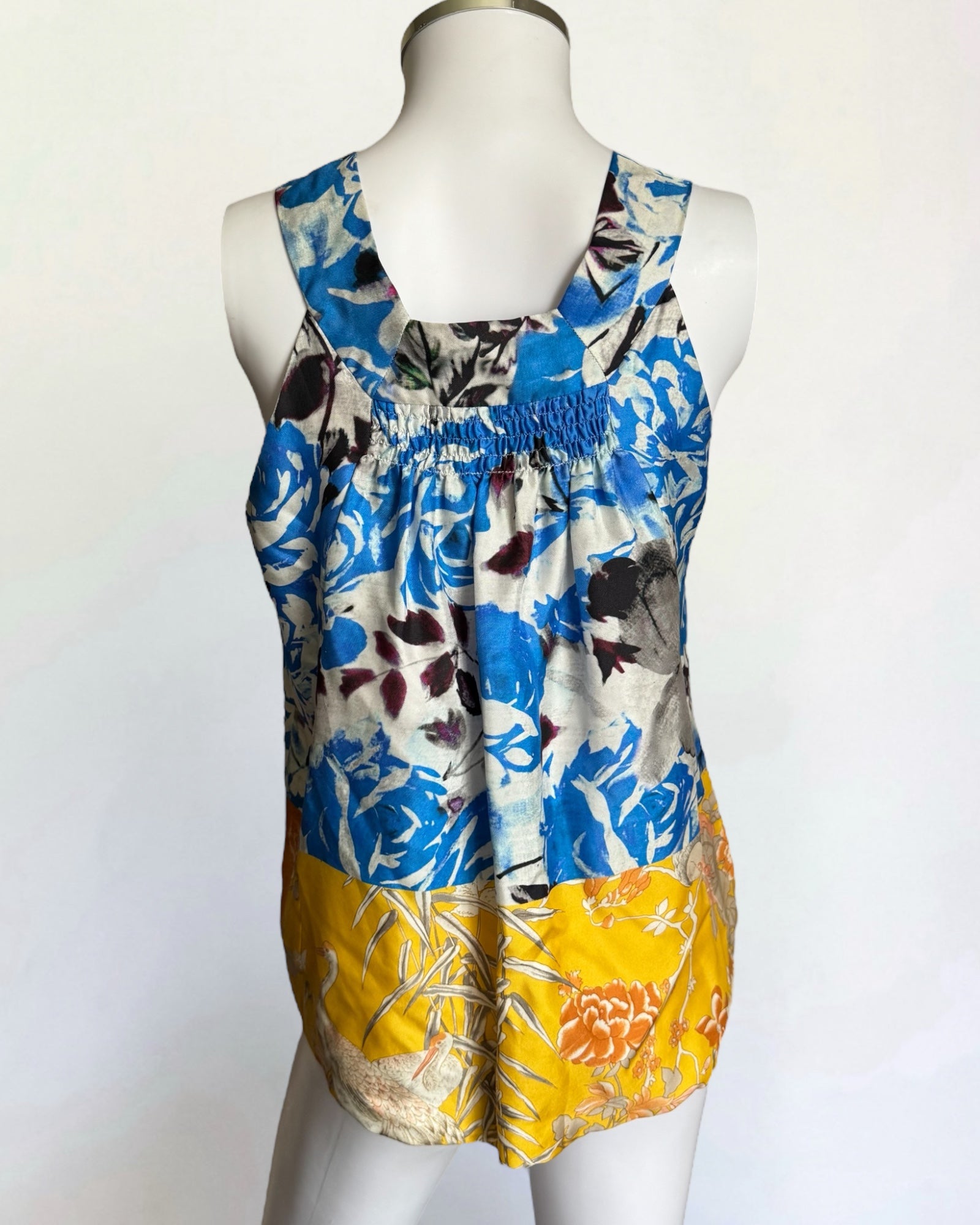 Dries Van Noten Silk Floral Blouse, 2008