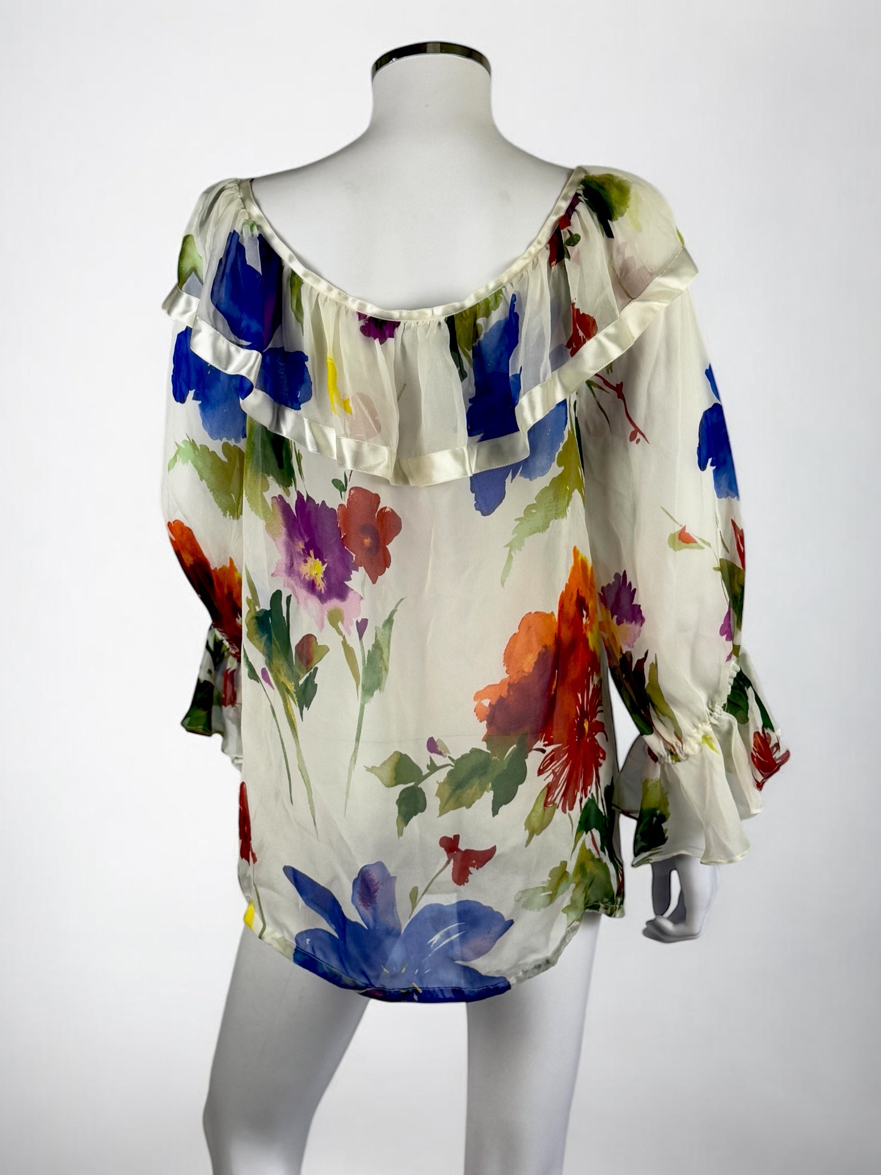 Dolce & Gabbana Silk Floral Blouse, SS 2002