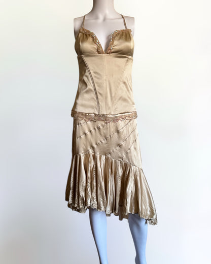 Just Cavalli Silk Two-Piece Set, c. 2000s