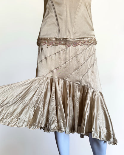 Just Cavalli Silk Two-Piece Set, c. 2000s