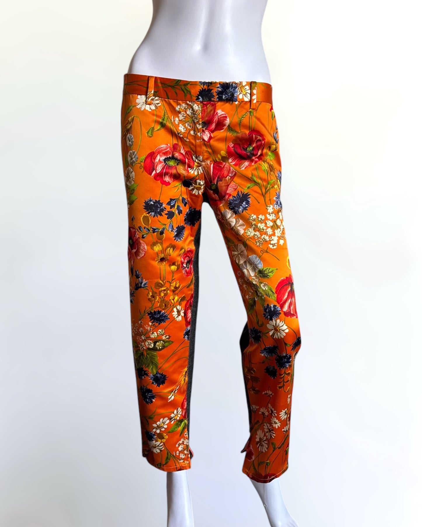 Dolce & Gabbana Orange Floral Trousers, FW 1999