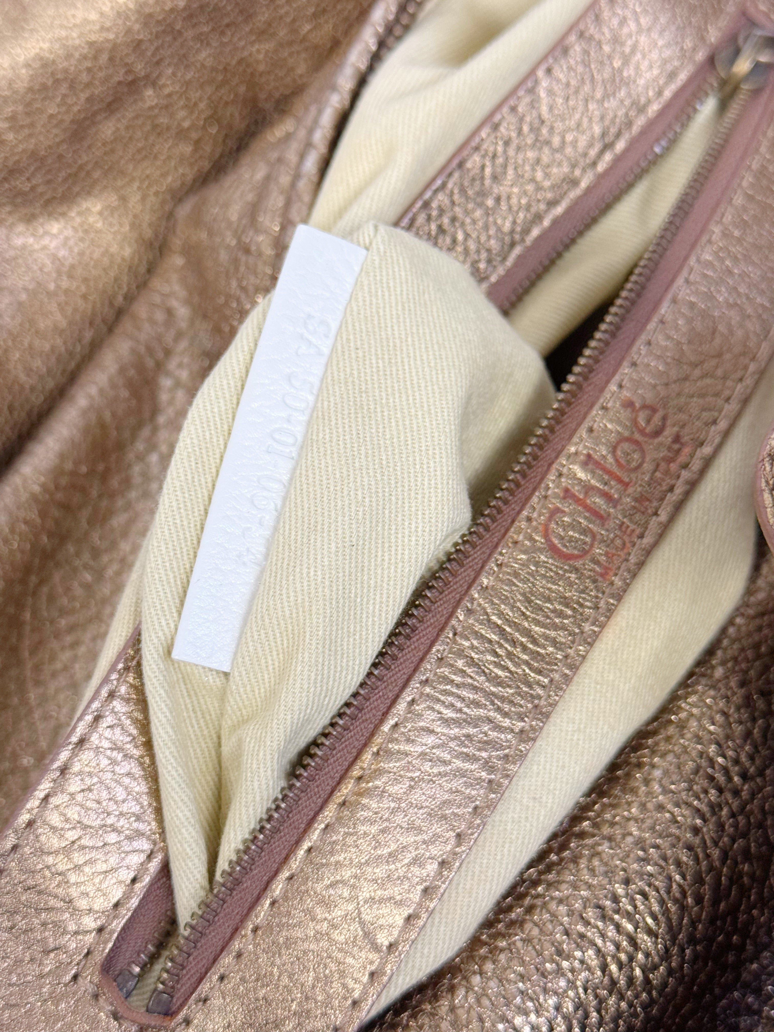 Chloé by Phoebe Philo Metallic Gold Silverado Bag, 2006