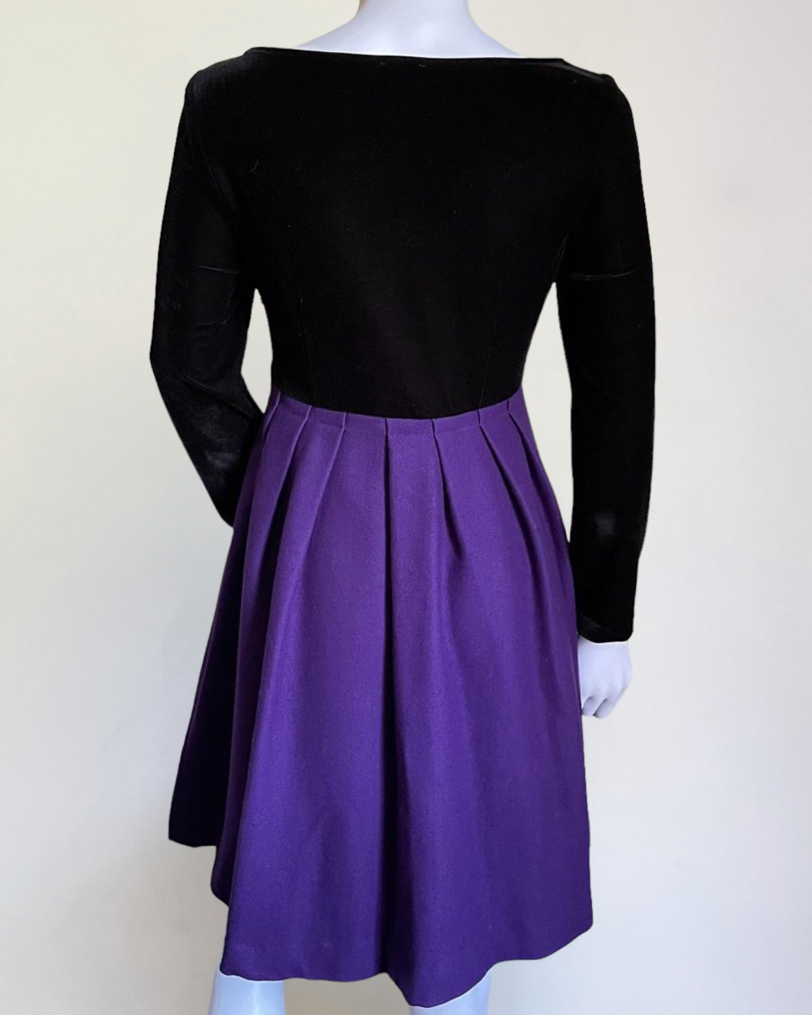 Miu Miu Wool and Velvet Dress, FW 2005