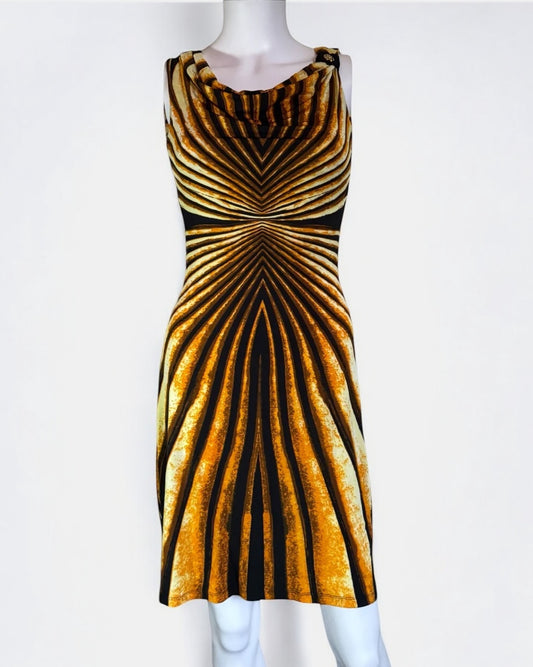 Roberto Cavalli “Ray of Gold” Mini Dress, SS 2007