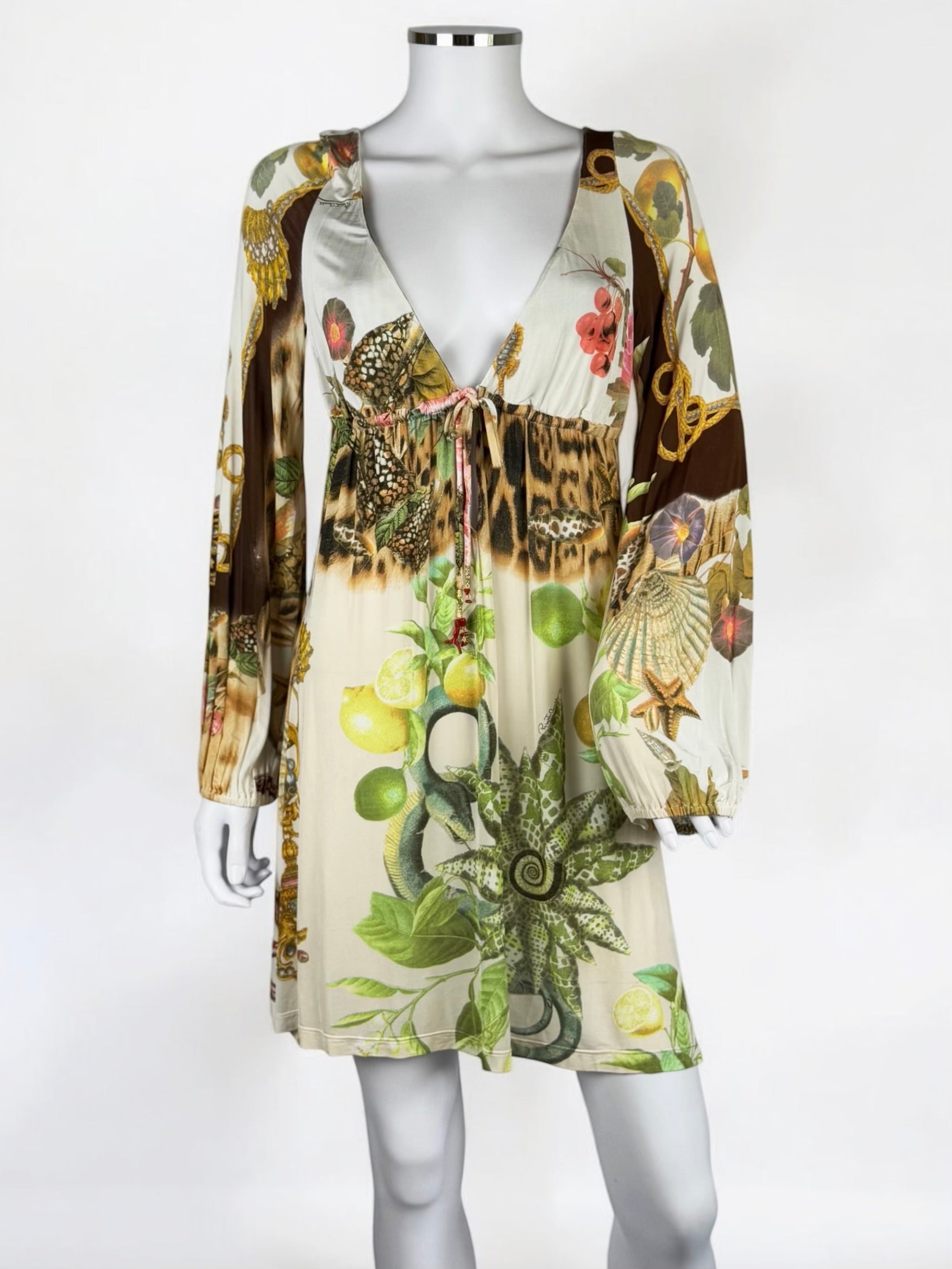 Roberto Cavalli Printed Mini Dress, SS 2005