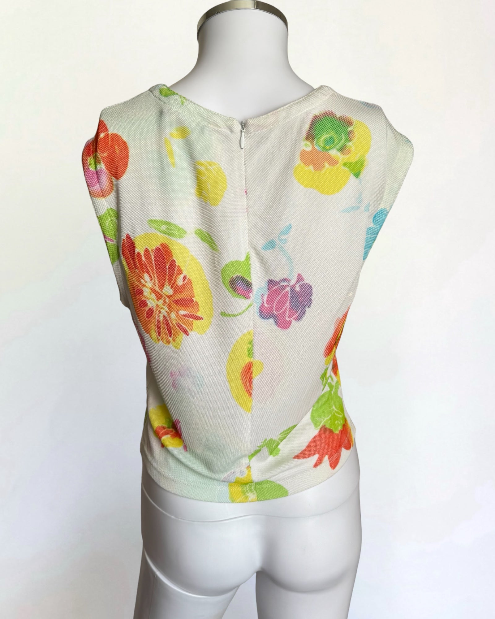 Gianni Versace Floral Crop Top, SS 1996
