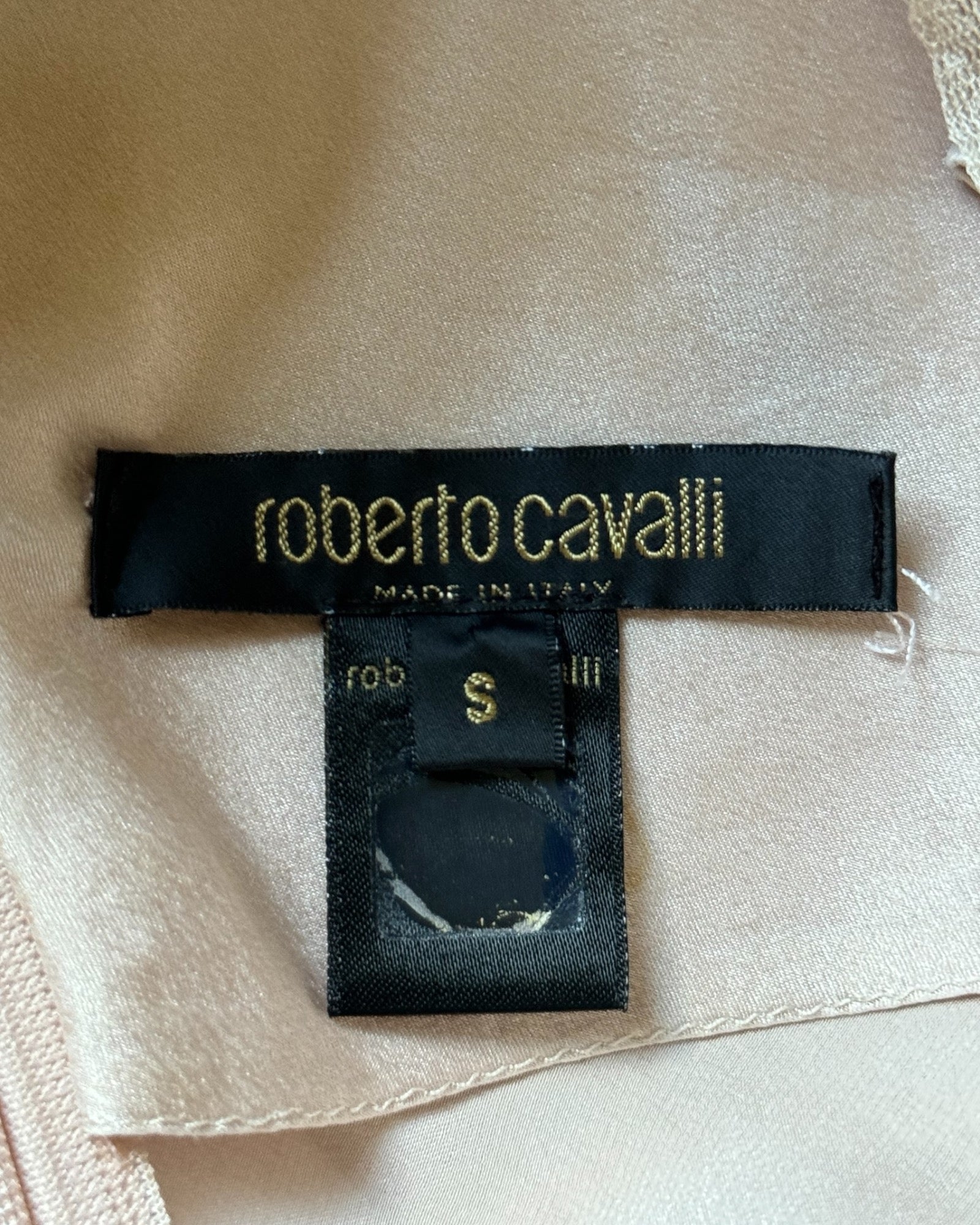Roberto Cavalli Silk Satin Gown, c. 2004