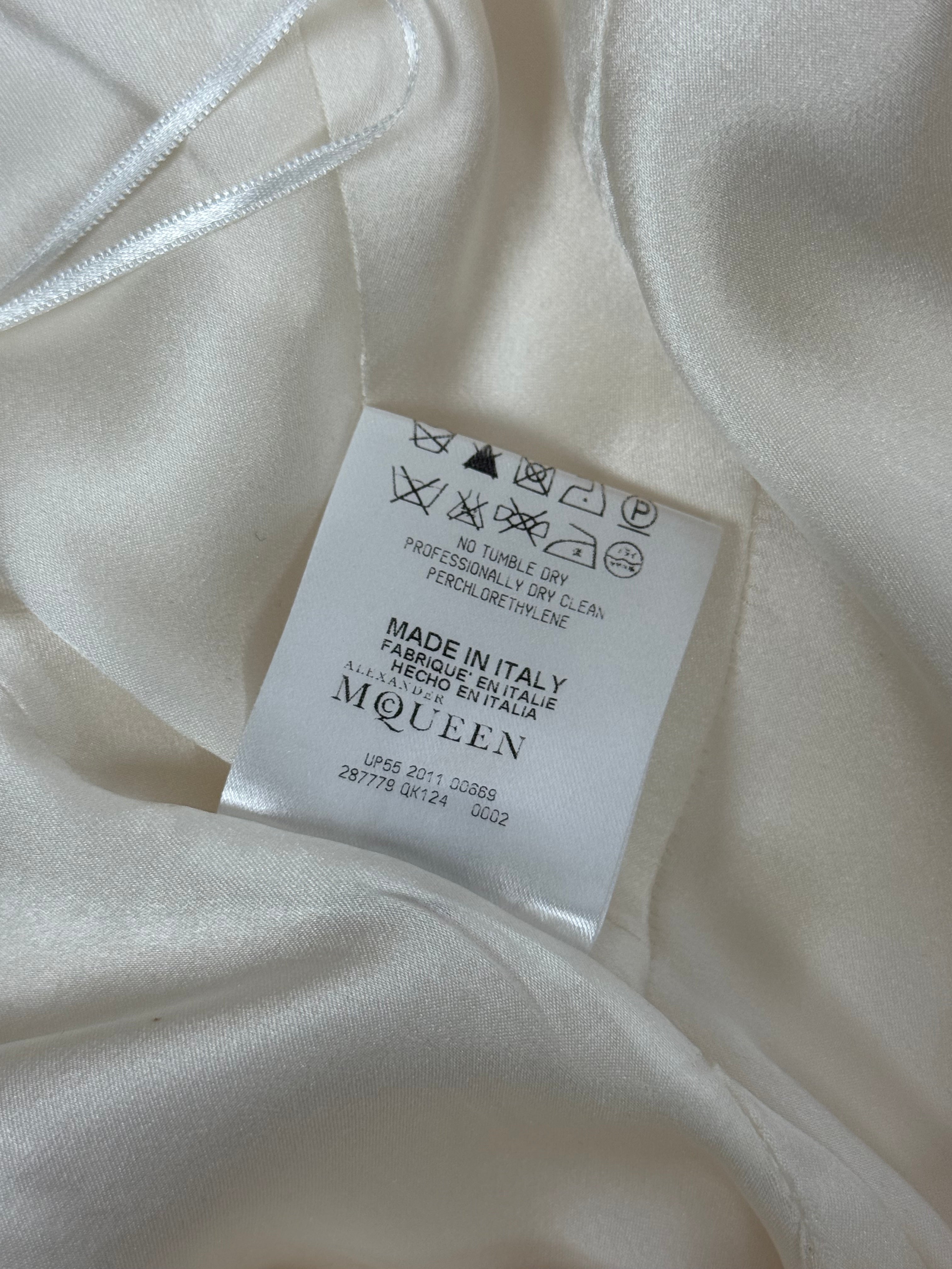 Alexander McQueen by Sarah Burton Off-White Silk Gown, 2011