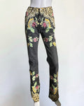 Roberto Cavalli Chinoiserie Leopard Jeans, SS 2003