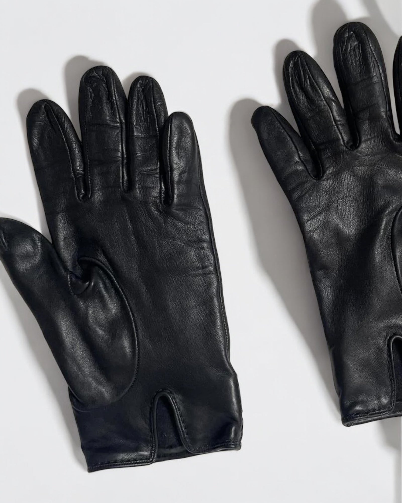 Christian Dior by John Galliano Monogram Leather Gloves, c. 2000s