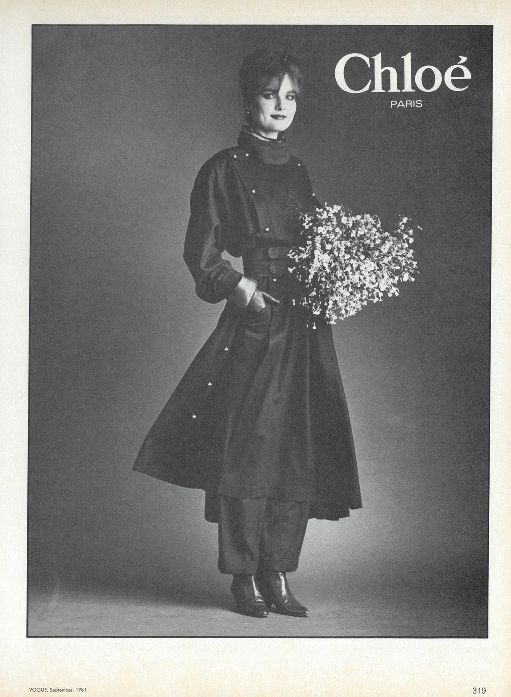 Chloé by Karl Lagerfeld Dolman Dress, FW 1981