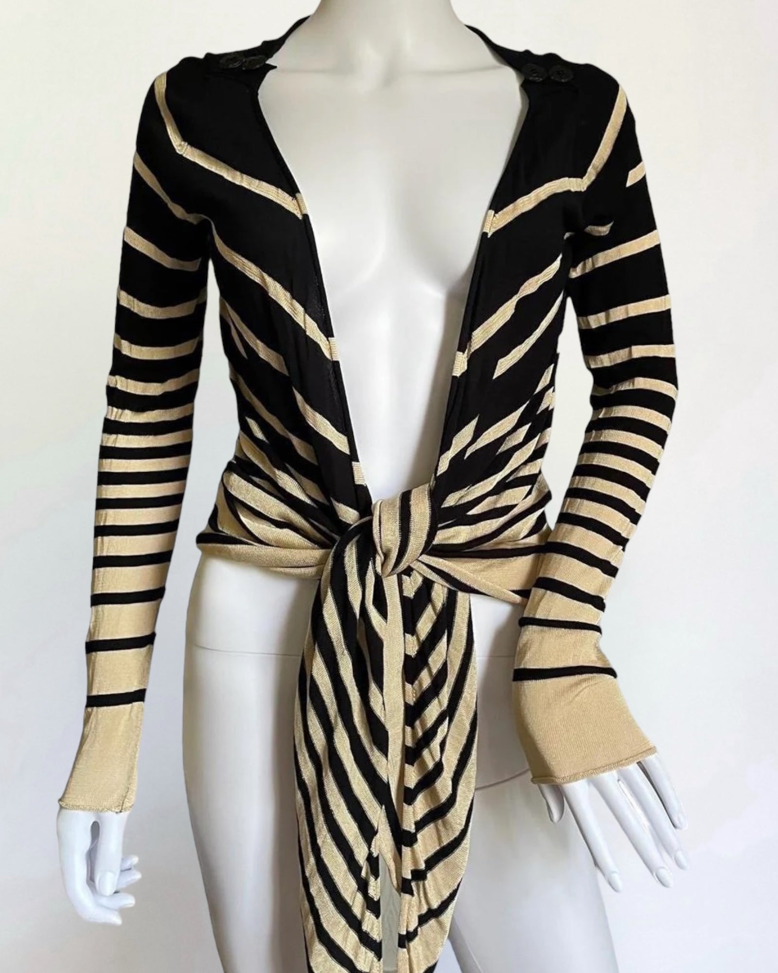 Jean Paul Gaultier Maille Femme Tie Blouse, c. 1990s