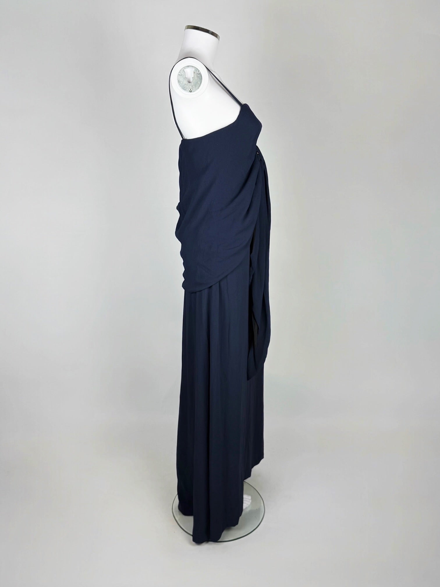 Balenciaga by Nicolas Ghesquière Navy Gown, 2008