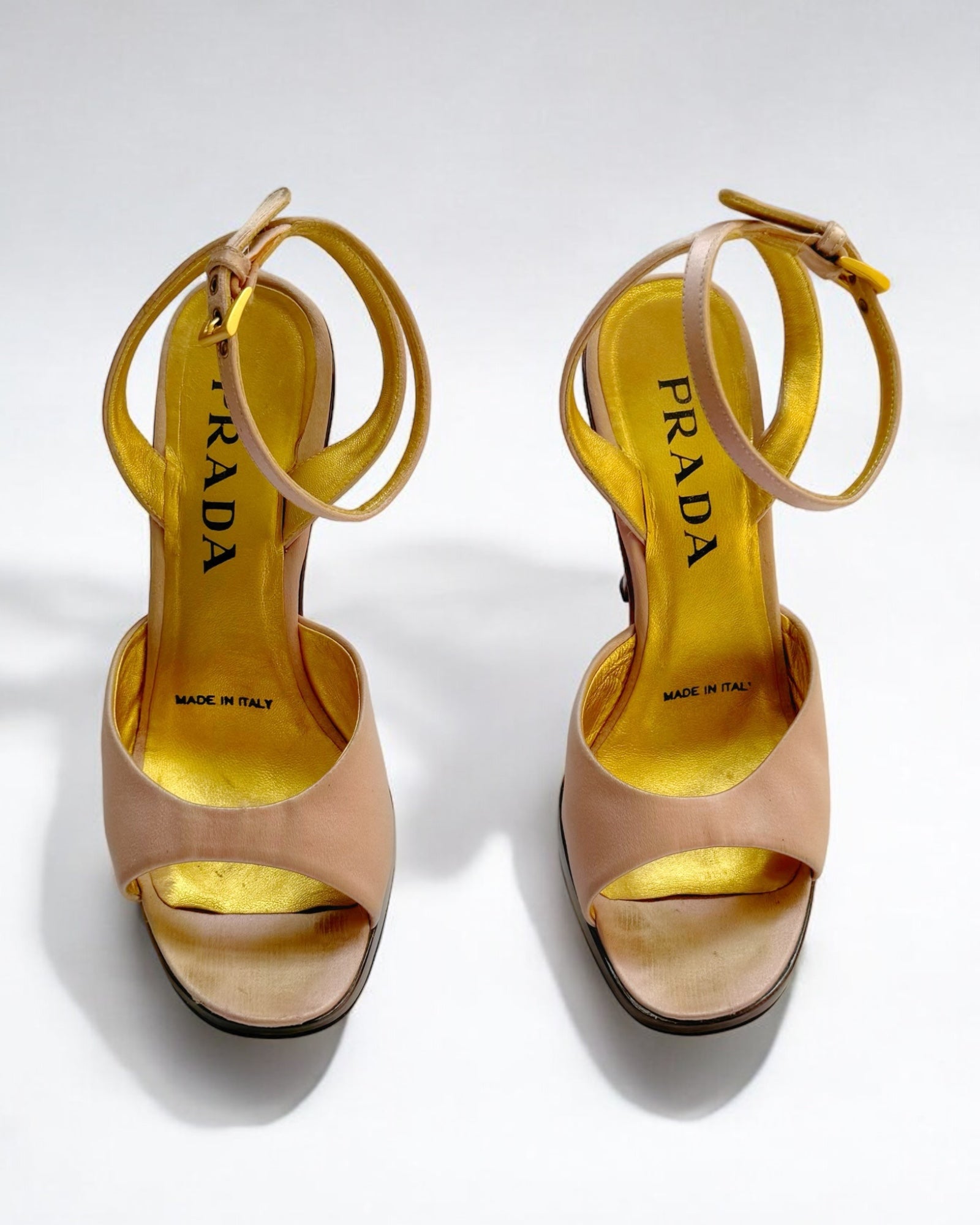 Prada Pink Lucite Heels, SS 1998