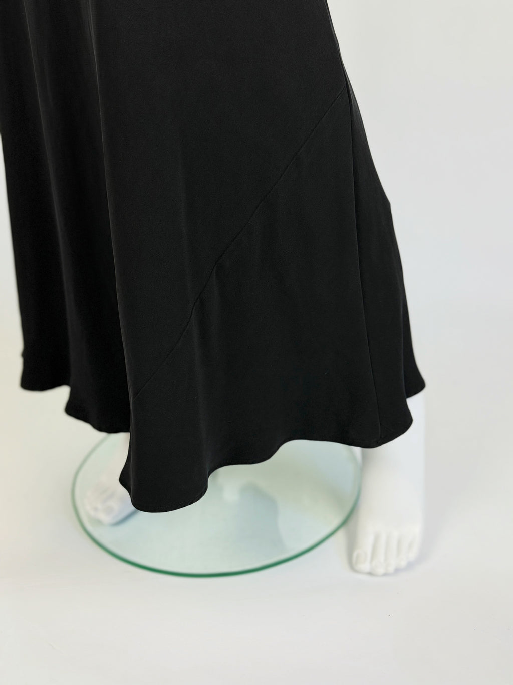 Ralph Lauren Silk Leather Strap Gown, FW 2001