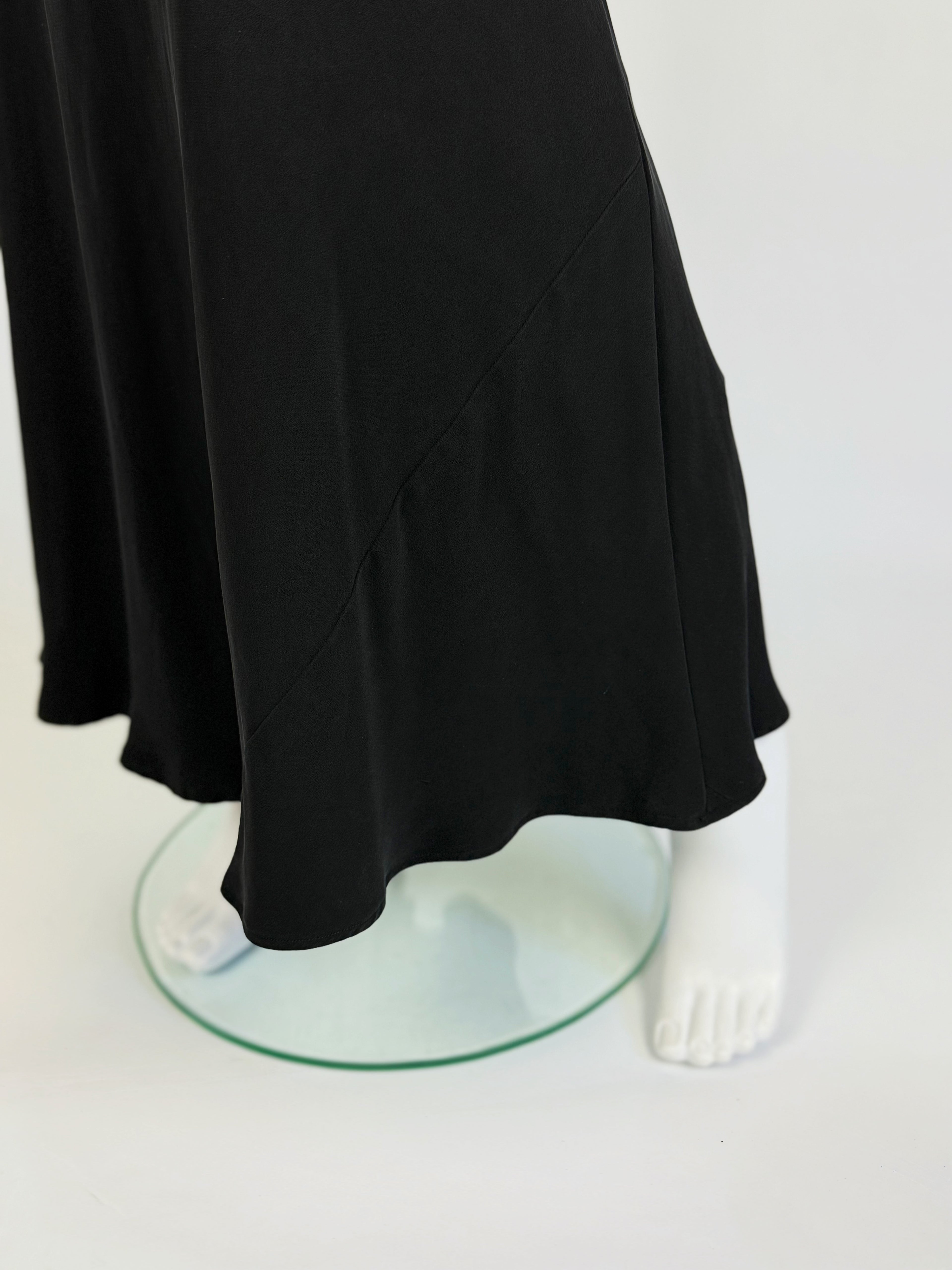 Ralph Lauren Silk Leather Strap Gown, FW 2001