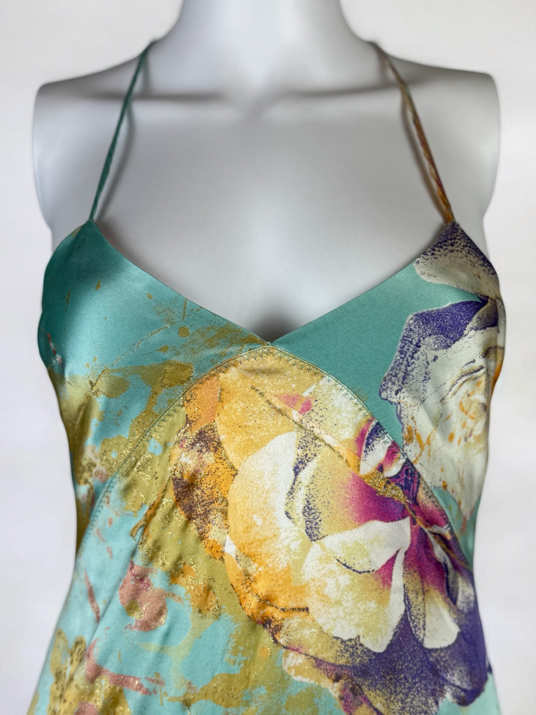 Just Cavalli Silk Floral Dress, c. 2004