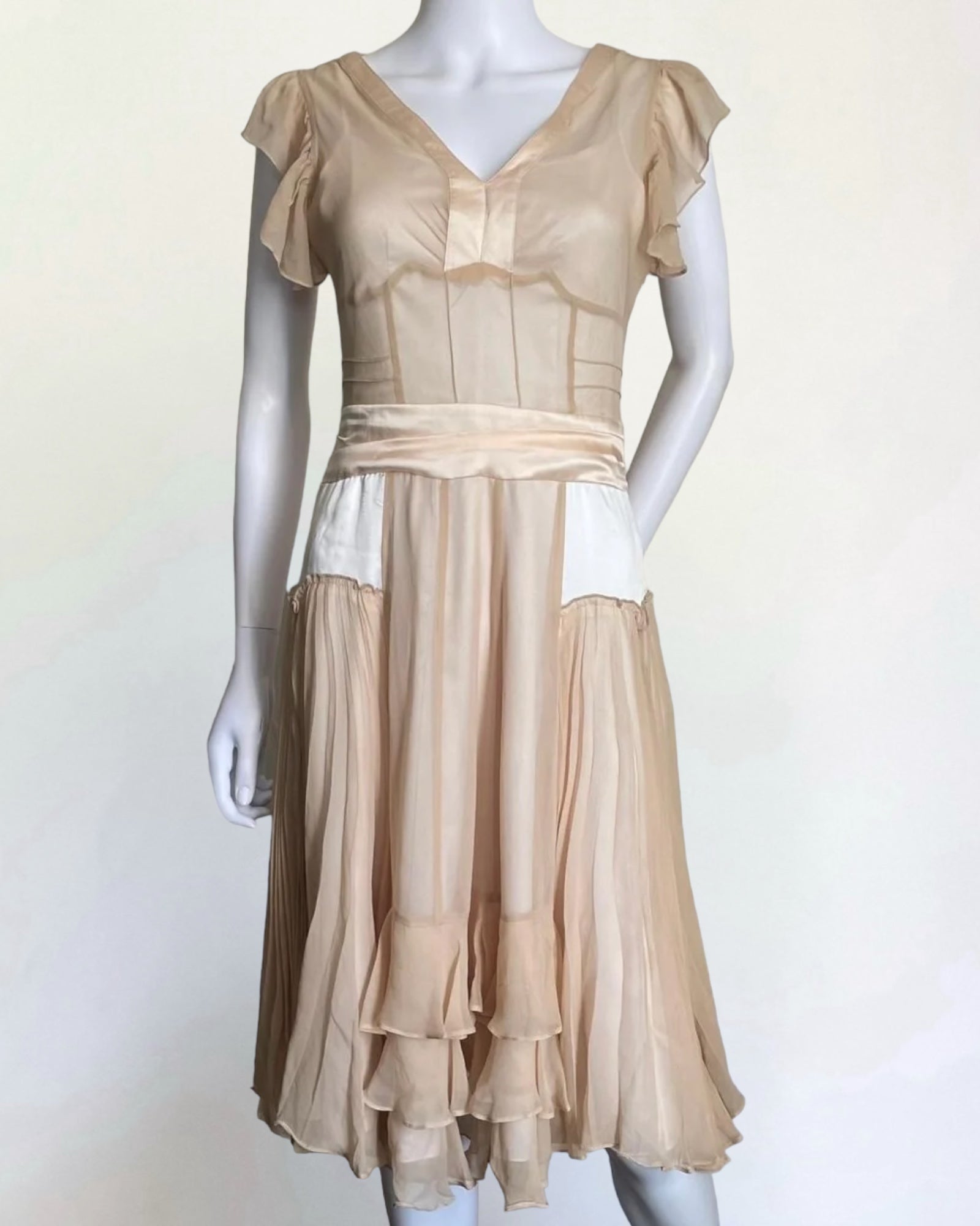 Chloé by Phoebe Philo Silk Dress, FW 2005