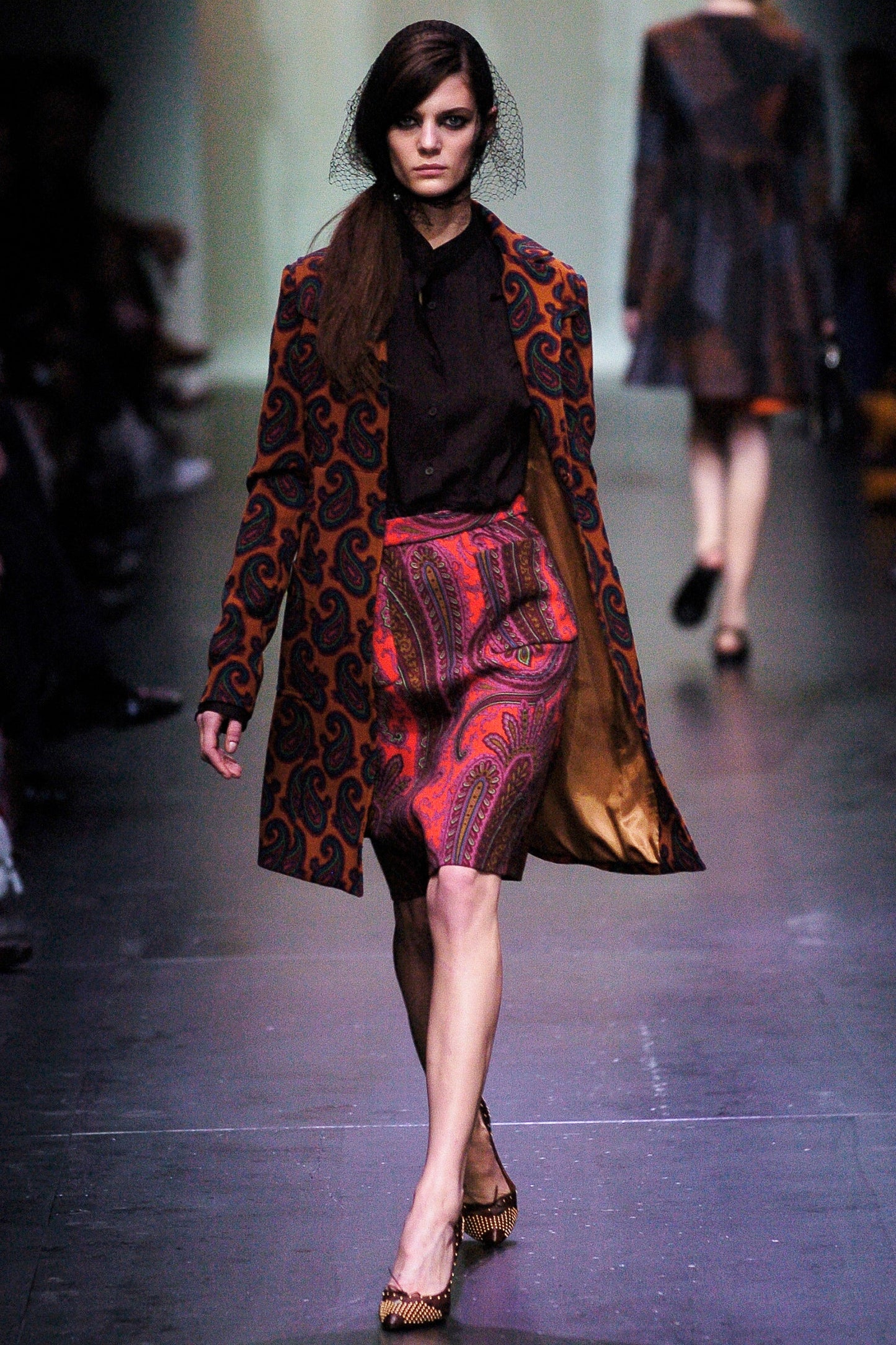 Miu Miu Paisley Wool Jacket, FW 2005