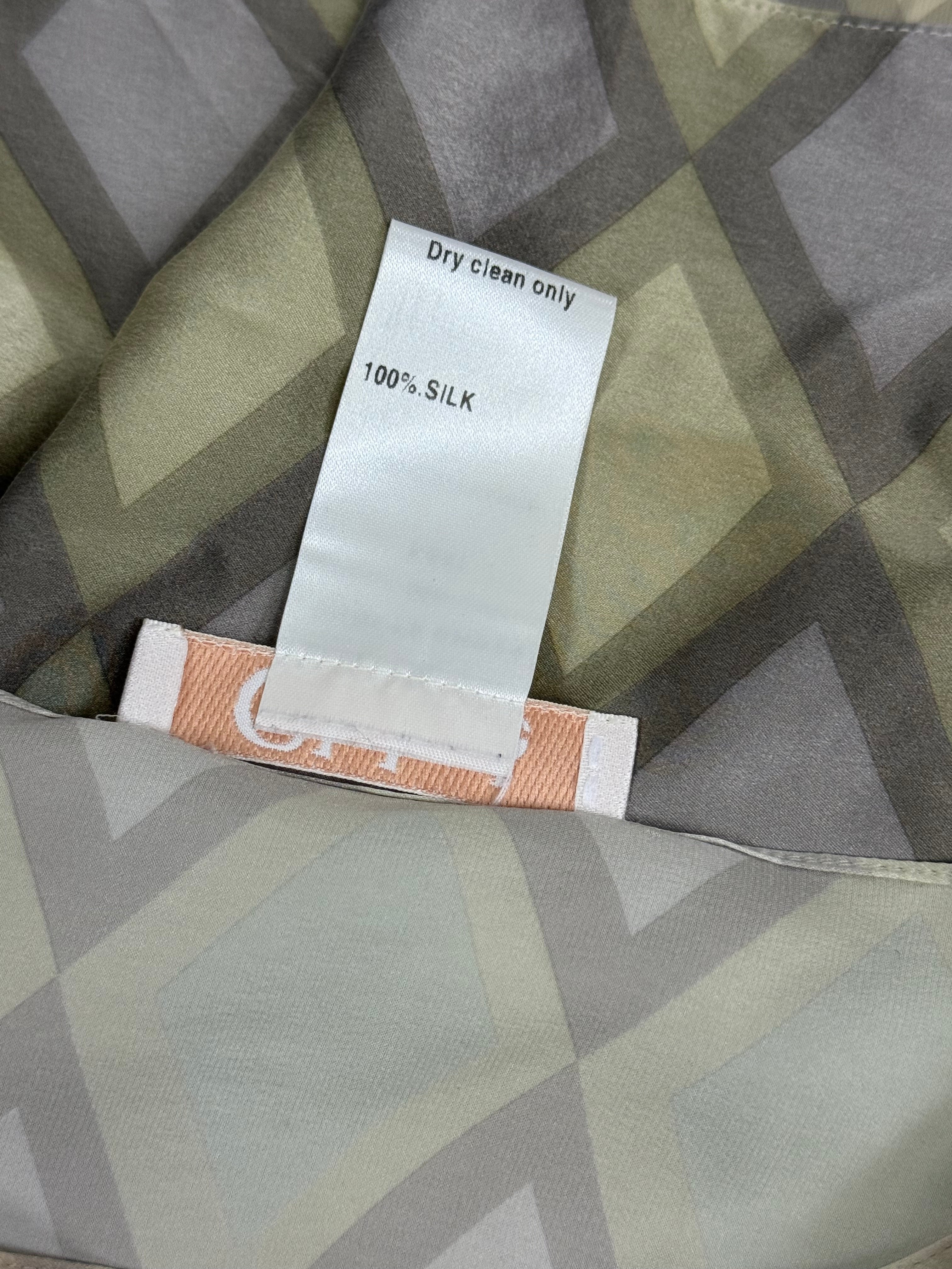 Chloé by Stella McCartney Silk Diamond Blouse, FW 2000