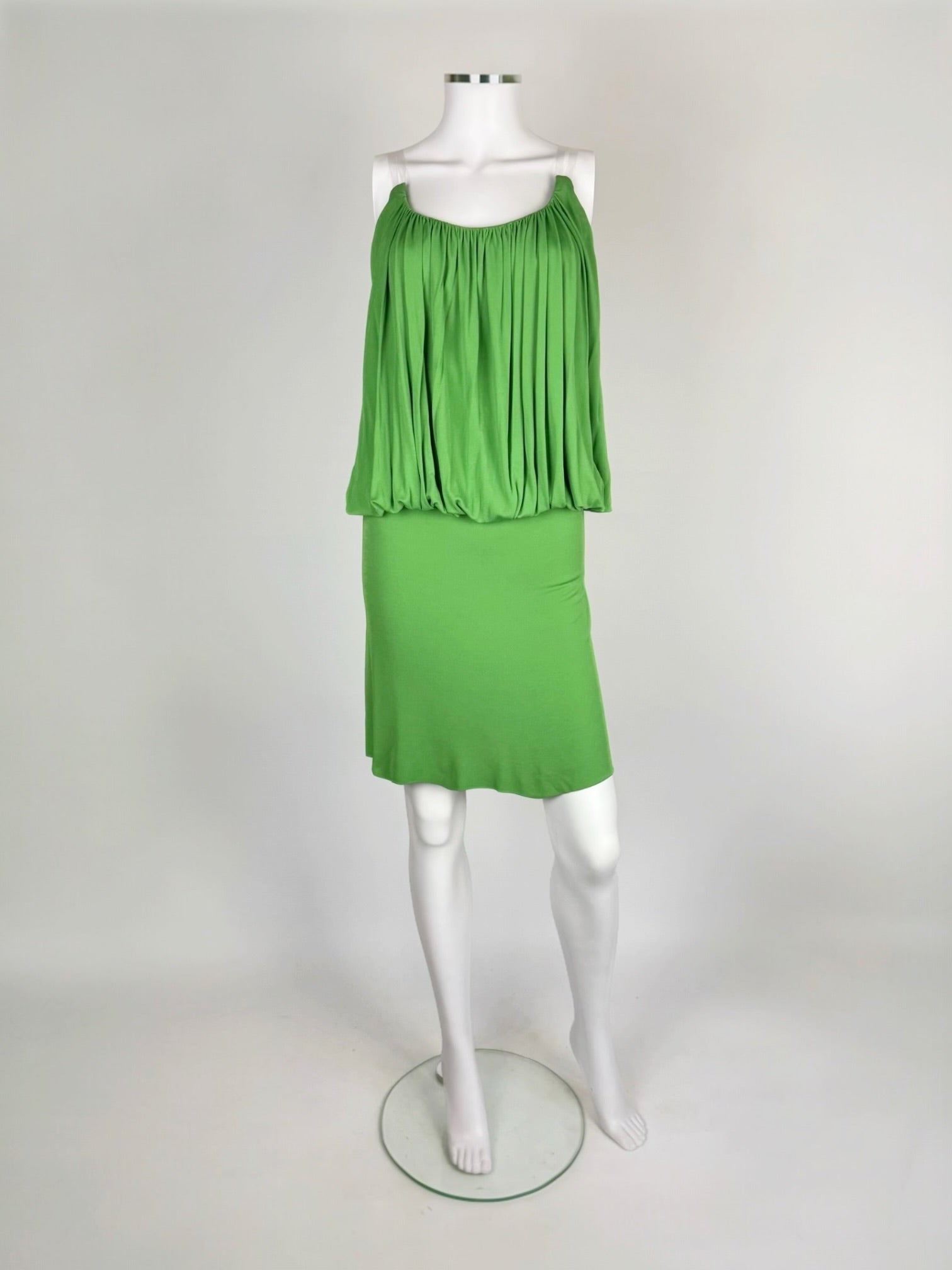 Alexander McQueen “Voss” Green PVC Strap Dress, 2008