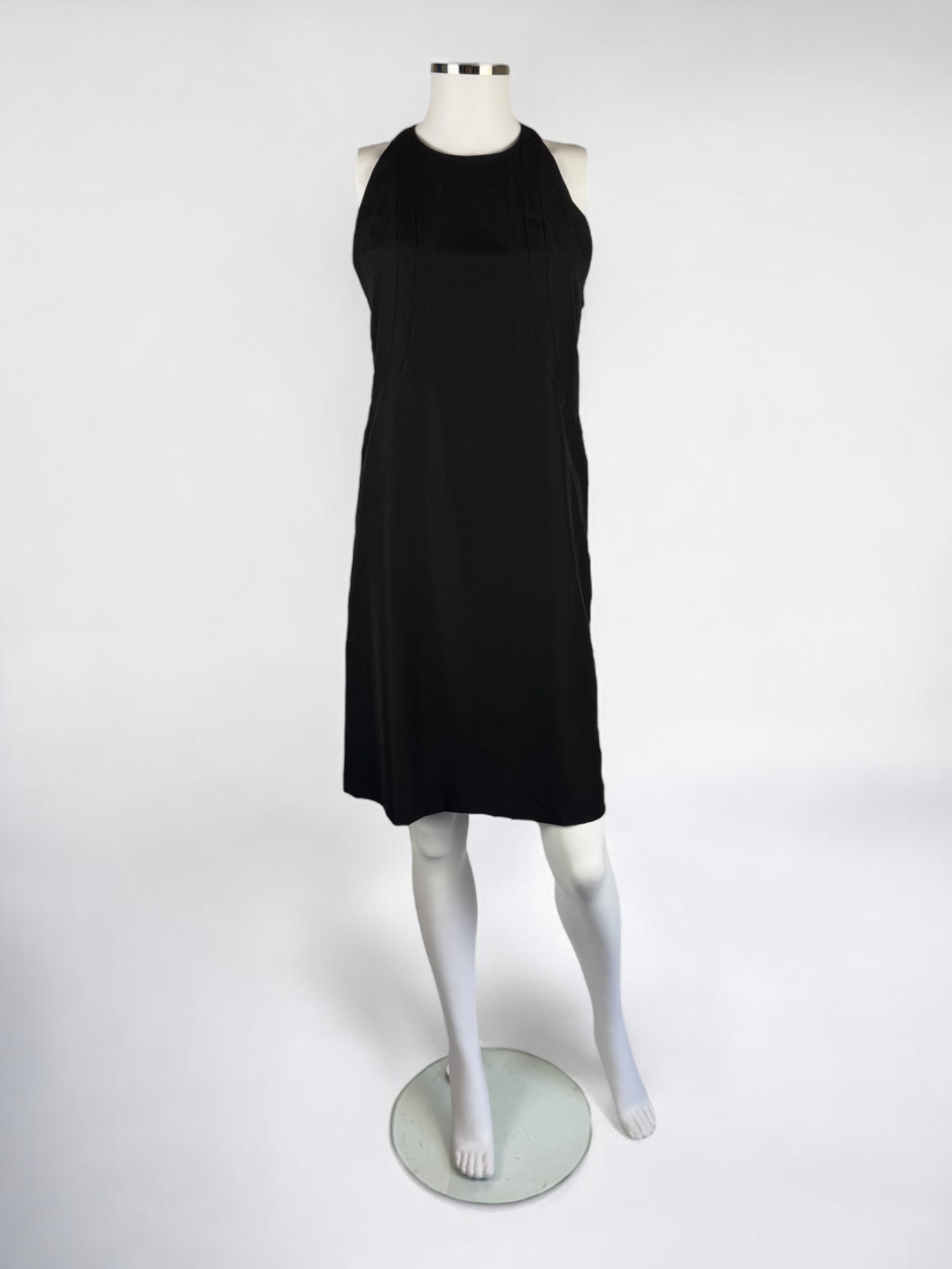 Gucci by Tom Ford Metal Chain Logo Back Mini Dress, 1996