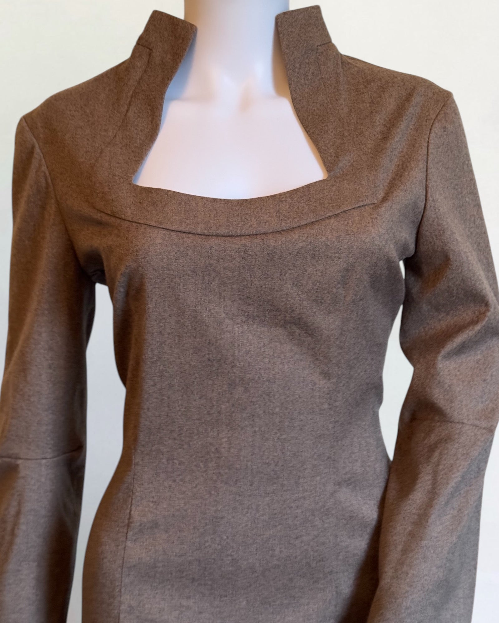 Alexander McQueen Virgin Wool Sheath Dress, 2007