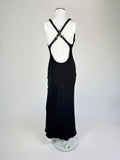 Ralph Lauren Silk Leather Strap Gown, FW 2001