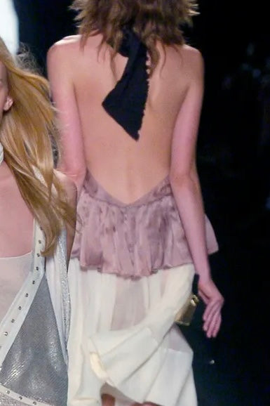 Chloé by Phoebe Philo Silk Embellished Top, SS 2005
