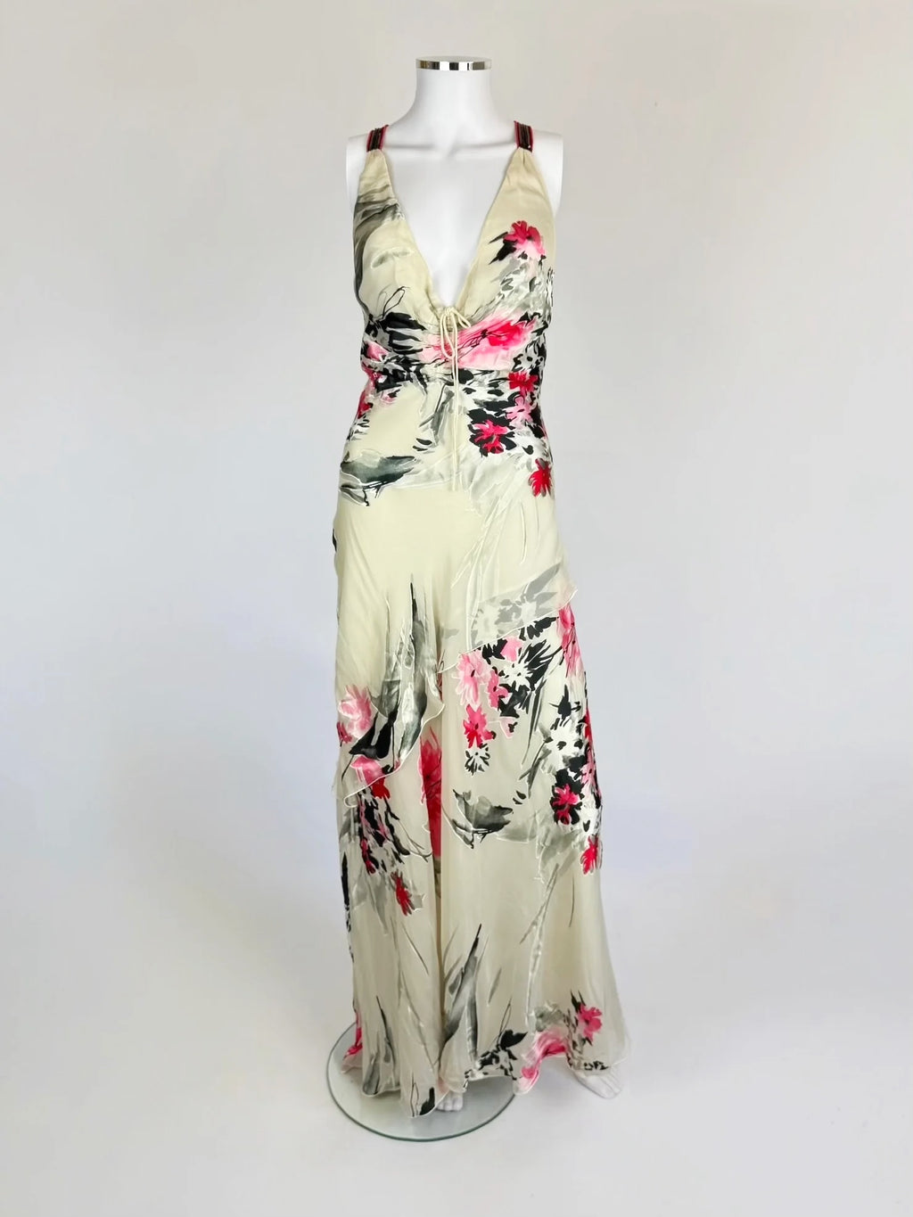 Giorgio Armani Silk Floral Gown, 2005