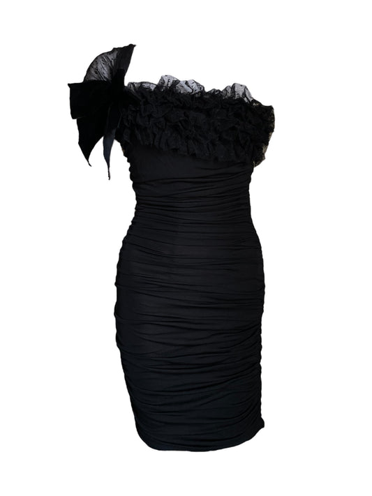 Giambattista Valli Black Cocktail Dress, Debut Collection FW 2005
