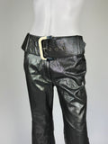 Christian Dior by John Galliano Metallic Buckle Trousers, FW 2001
