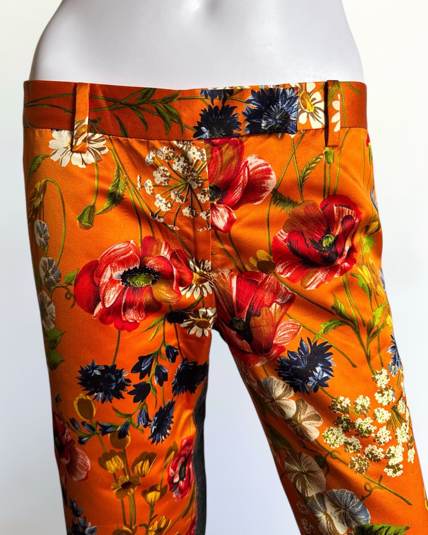 Dolce & Gabbana Orange Floral Trousers, FW 1999