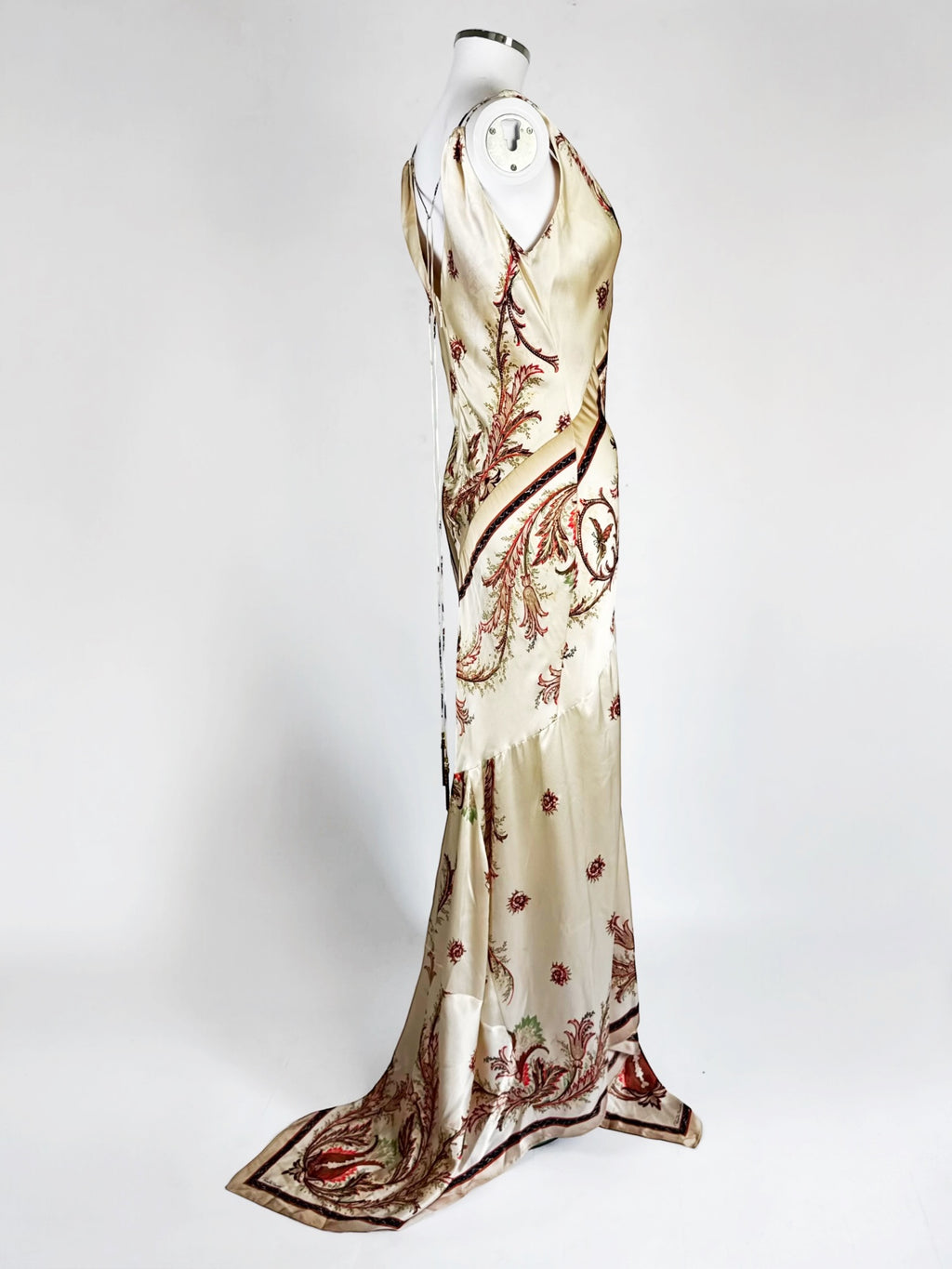 Roberto Cavalli Silk Satin Gown, FW 2004