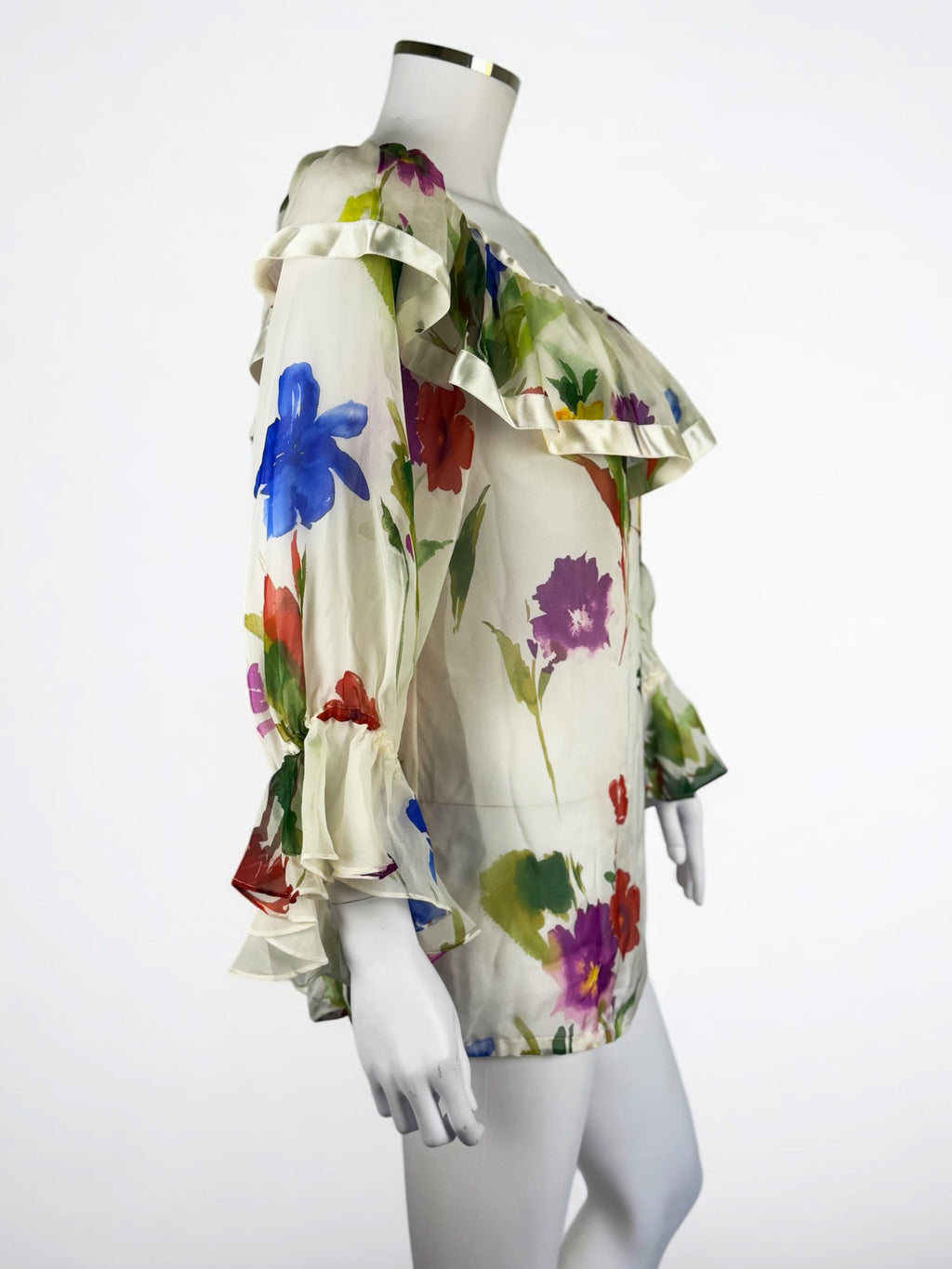 Dolce & Gabbana Silk Floral Blouse, SS 2002