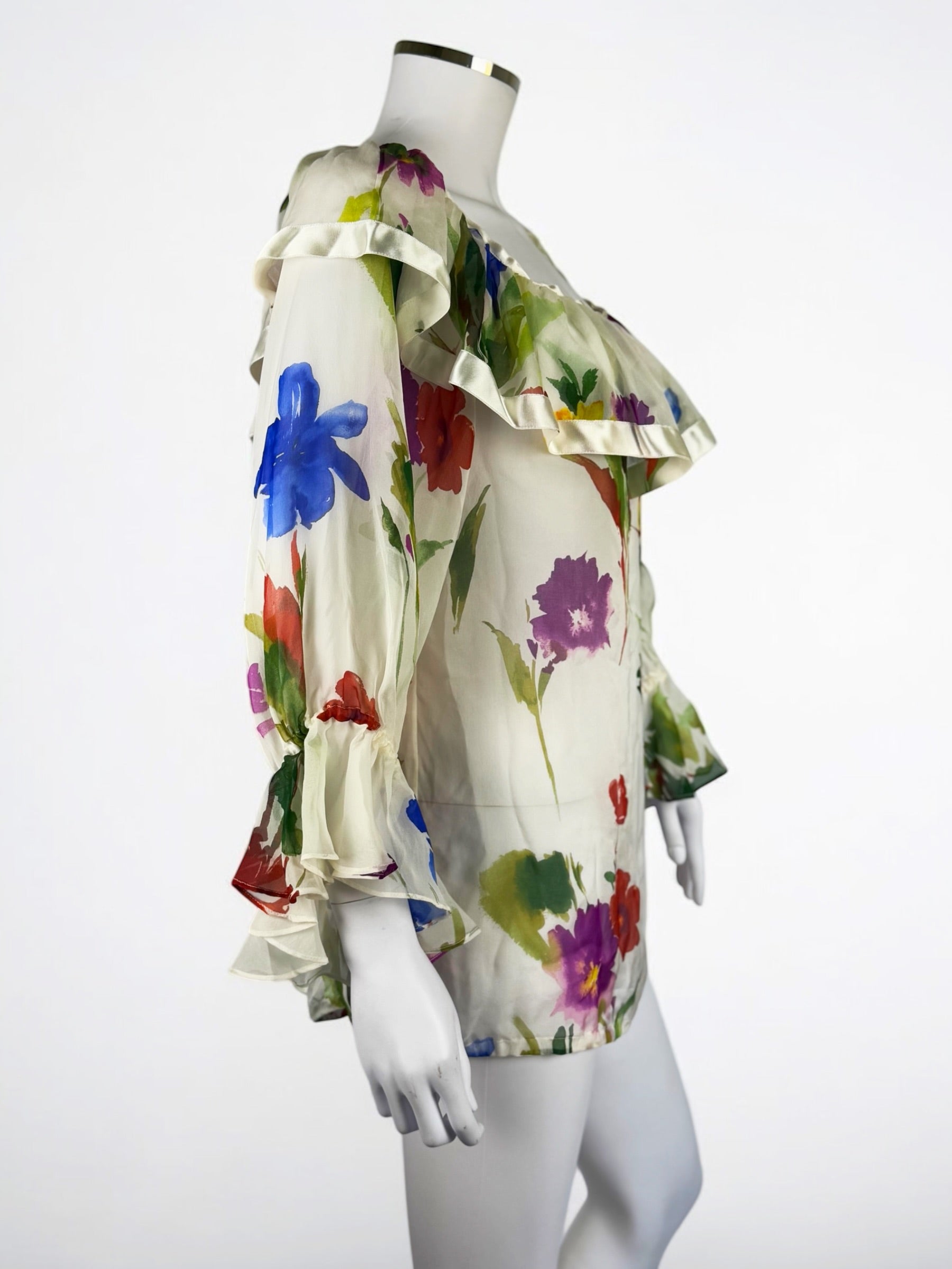Dolce & Gabbana Silk Floral Blouse, SS 2002