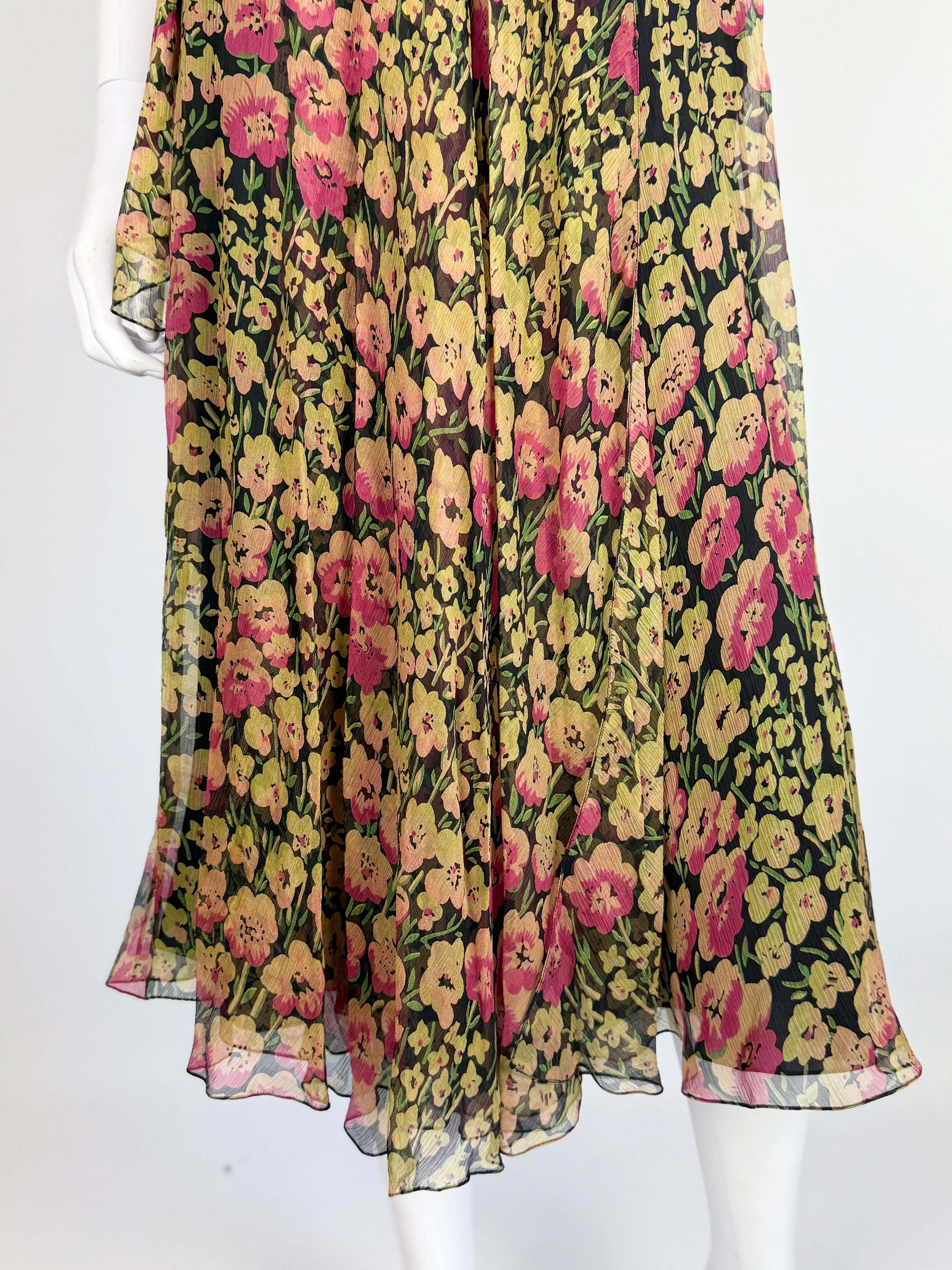 Ralph Lauren Silk Floral Dress, FW 2010